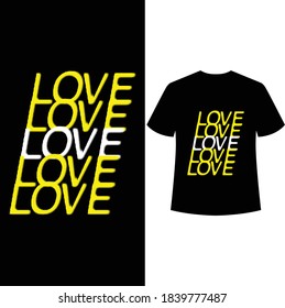 love typography tshirt design,simple t-shirt ,love typography