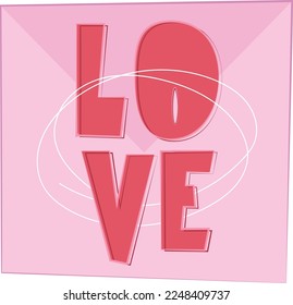 love typography. Valentines day background with heart pattern and typography of happy valentines day text. Vector illustration. Wallpaper, flyers, invitations, posters, brochures, banners.