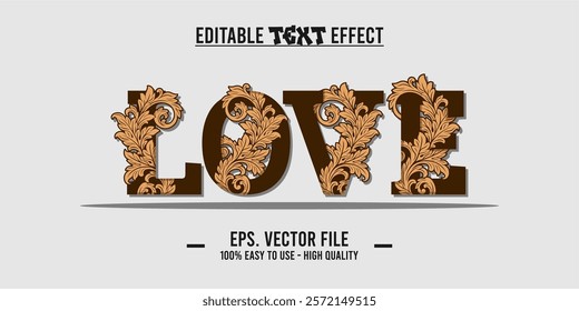 love typography word, vector illustration design, for poster design needs, banners, advertisements and others. Valentine's Day love and affection in an illustration art, eps file