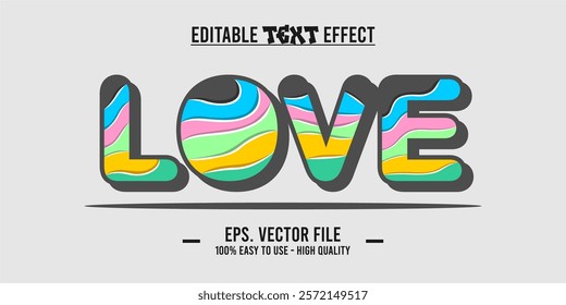 love typography word, vector illustration design, for poster design needs, banners, advertisements and others. Valentine's Day love and affection in an illustration art, eps file