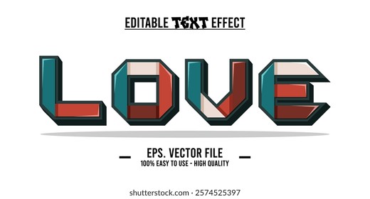 love typography word, vector illustration design, for poster design needs, banners, advertisements and others. Valentine's Day love and affection in an illustration art, eps file	