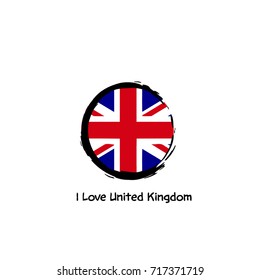 I love United Kingdom-vector