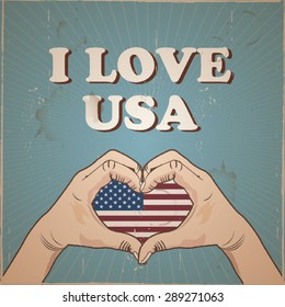 i love usa design