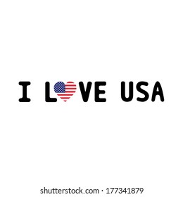 I love USA letter for design and decoration.