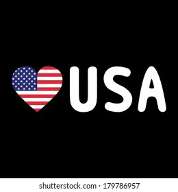 I love USA letter for design and decoration.