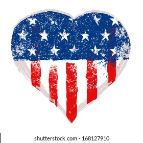 I Love USA vector