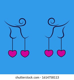 love valentine background design template