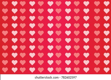 Love Valentine Day Pattern Background vector