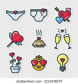 Love Valentine Emoji Heart Couple