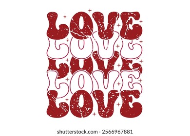 Love Valentine EPS T-shirt Design