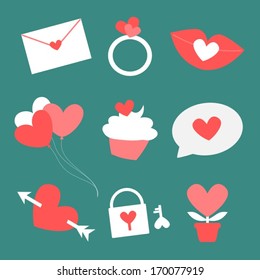 Love Valentine Icon Collection
