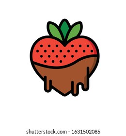 Love valentine icons colorful cute