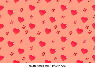 love Valentine Pattern, perfect for your artwork, printing