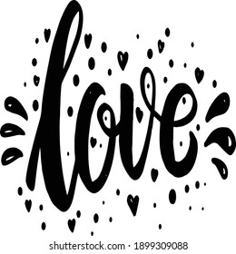 Archivo vector de citas de amor 
