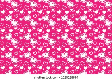 Love valentine seamless pattern vector