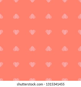 Love Valentine Seamless Pattern Vector Art Paper Pink Peach