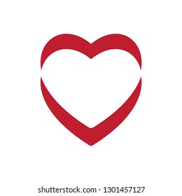 Love valentine vector logo template