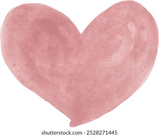 Love valentine watercolour illustration clipart