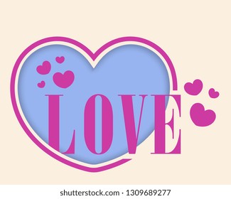 LOVE. Valentine's background