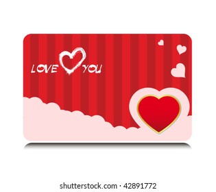 love valentine's card