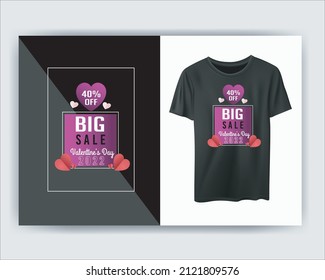 Love valentine's day 14 February big offer Sell Special T-Shirt Design 