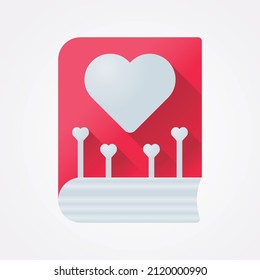 Love and Valentines day 3D Icon Vector