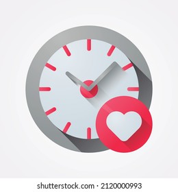 Love and Valentines day 3D Icon Vector