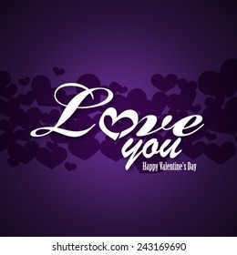Love  for Valentines Day Background