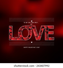 Love for Valentines Day Background
