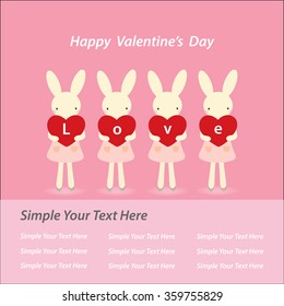 love Valentines Day vector design