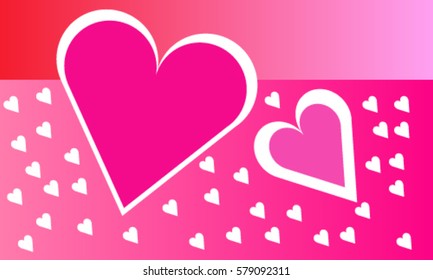 Love Valetine Day Background Vector