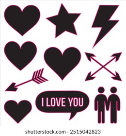 Love Vector für alles Design