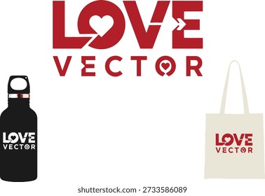 Love Vetor seta tipografia t-shirt design ilustração vetorial para afeto romântico design digital e conceitos de relacionamento criativo em fundo transparente.