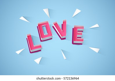 Love vector can be used as greeting card items