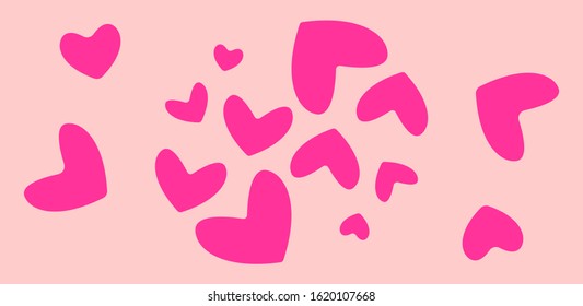 Love Vector Clipart Template for valentine's day vector illustration.