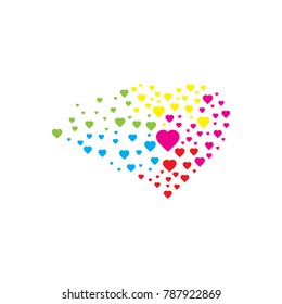 Love Vector Design, Heart Logo Illustration