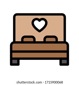 love vector flat color icon 