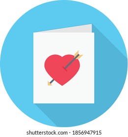 love vector flat colour icon