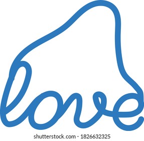 love vector glyph color icon 