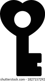 love vector glyph flat icon 