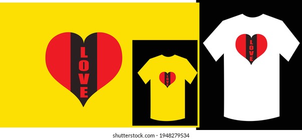 love Vector graphic for t shirt deign and other uses