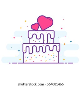Love vector heart illustration