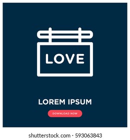 Love vector icon
