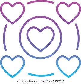 Love vector icon. Can be used for printing, mobile and web applications.