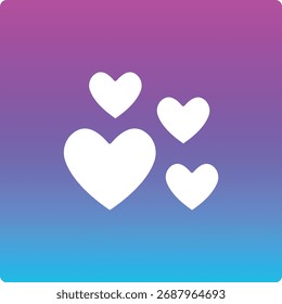 Icono de Vector de amor. Se puede utilizar para aplicaciones de impresión, móviles y de Web.