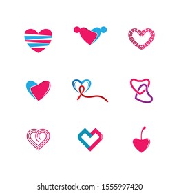 Love vector icon illustration design