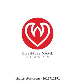 Love Vector icon illustration design Template