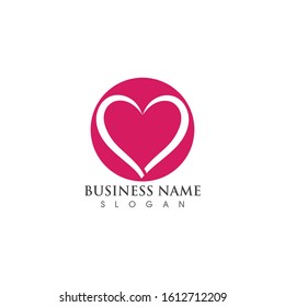 Love Vector icon illustration design Template