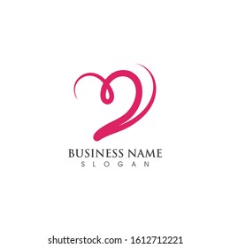 Love Vector icon illustration design Template