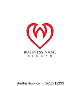 Love Vector icon illustration design Template